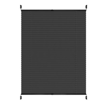 Plisségardin Touch Up & Down sort 90 x 210 cm